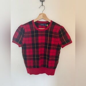 Polo Ralph Lauren Red Plaid Sweater